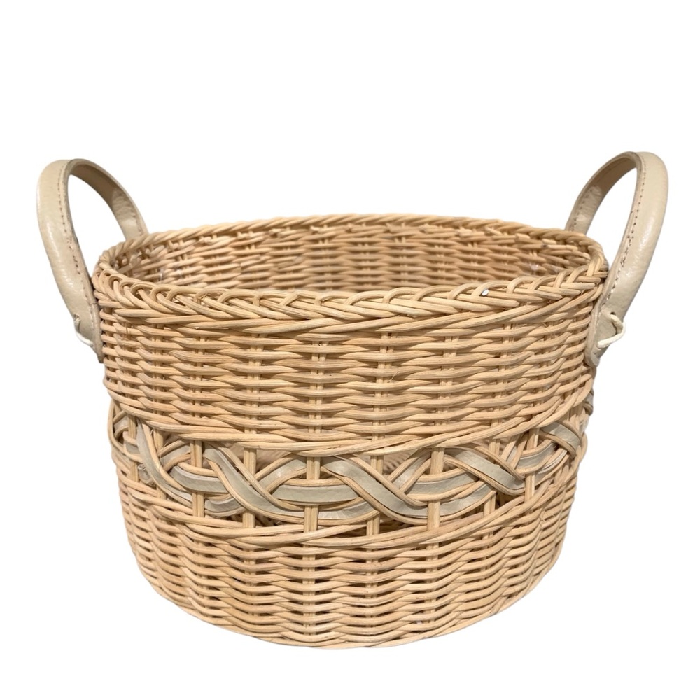 Wicker Basket Farmhouse Home Decor Boho Storage Style